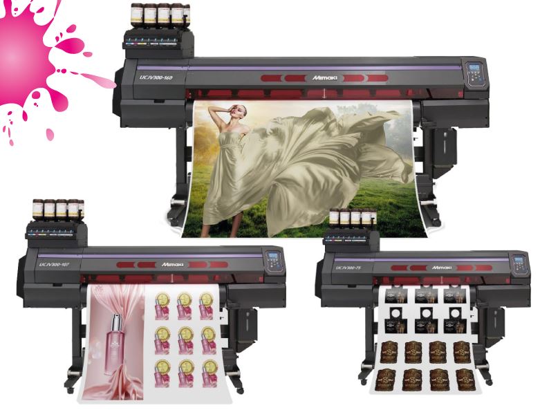 Imprimante Print & Cut UV LED à découpe intégrée - MIMAKI UCJV300-107 - Largeur d'impression 1090 mm - Encre rigide ou flexible_2