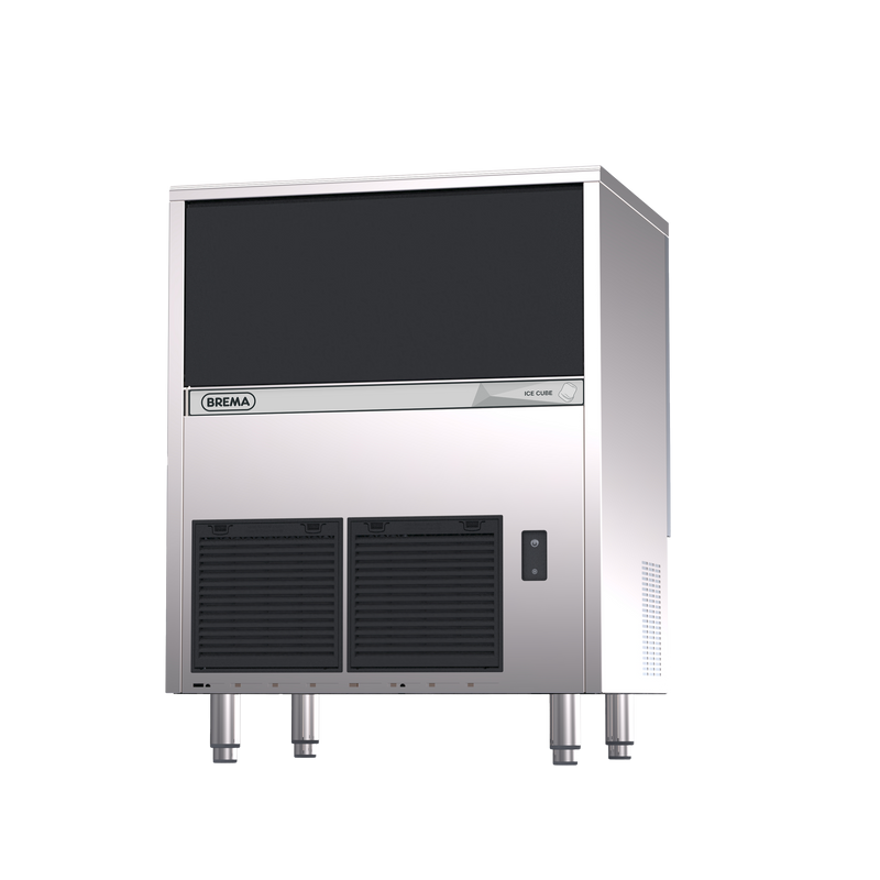 Machine à glaçons pleins 71 kg/24h réserve 40kg condenseur eau Brema_2