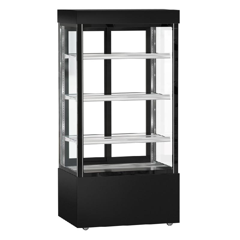 Vitrine réfrigérée pour pâtisserie MADRID - 1000 mm - 3 étagères - Noir_2