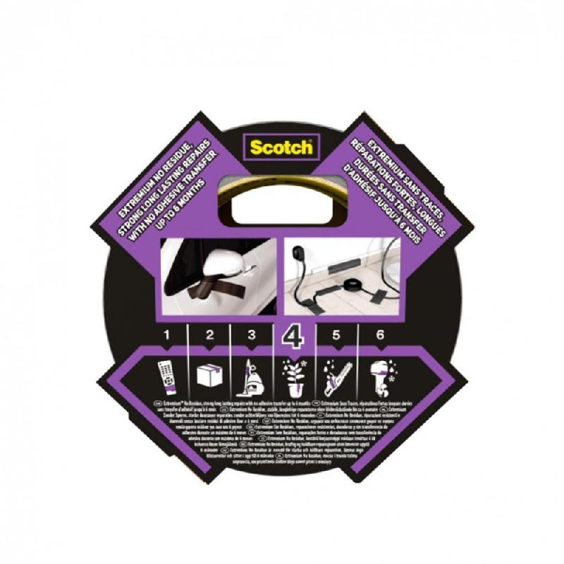 Adhésif de réparation SCOTCH - sans résidus - Extremium - 18 m x 48 mm - Gris - Intérieur / extérieur_2