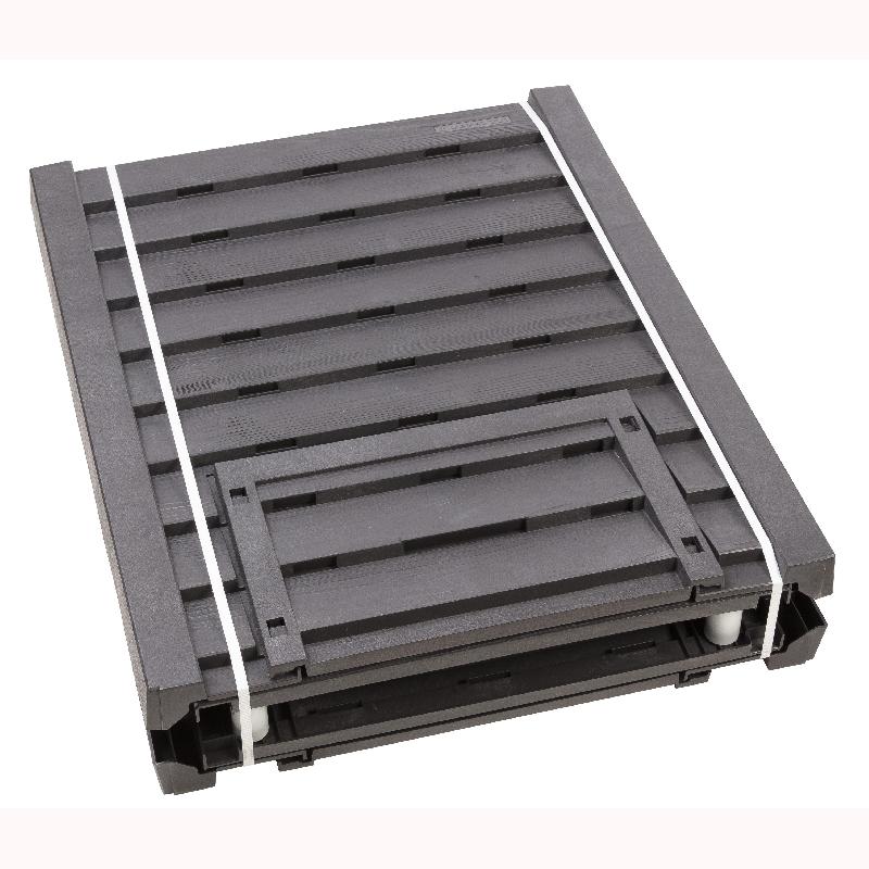 Composteur Thermo Wood - apparence bois - 600L - polyéthylène - couleur marron - fabrication française GARANTIA_2