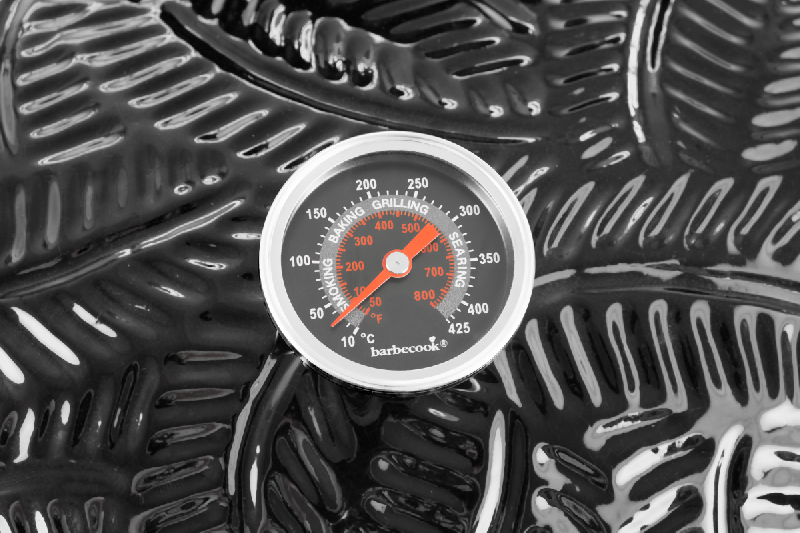 Kamado Kamal 53 Barbecook - Barbecue en céramique haute résistance avec grille inox Ø 46 cm pour 8 personnes_2