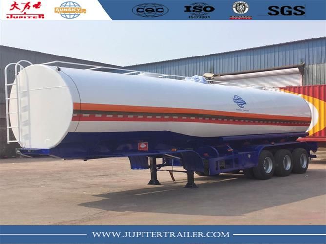 Ss9400gryx - Remorque citerne 3 essieux - Xiamen Sunsky Trailer Co., Ltd - Capacité 40 000 L - Matériaux personnalisables_2