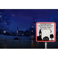Panneau extinction de l'éclairage public - personnalisable - aluminium ou résine - tailles normées disponibles_2