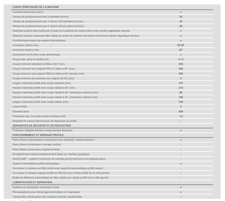 Precision RS - Tronçonneuse à double tête Emmegi - Lames Widia 600 mm - 5 axes contrôlés pour aluminium, PVC et alliages légers_2