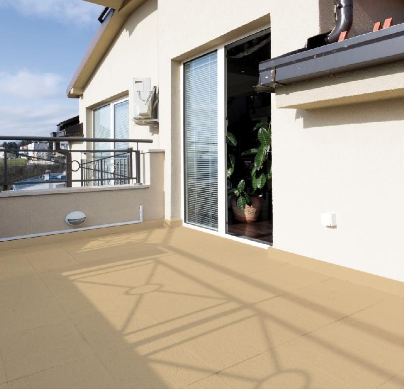 Revêtement d'étanchéité RIPOLIN - terrasse et balcon sable - 5L - colmate fissures et résiste aux intempéries_2