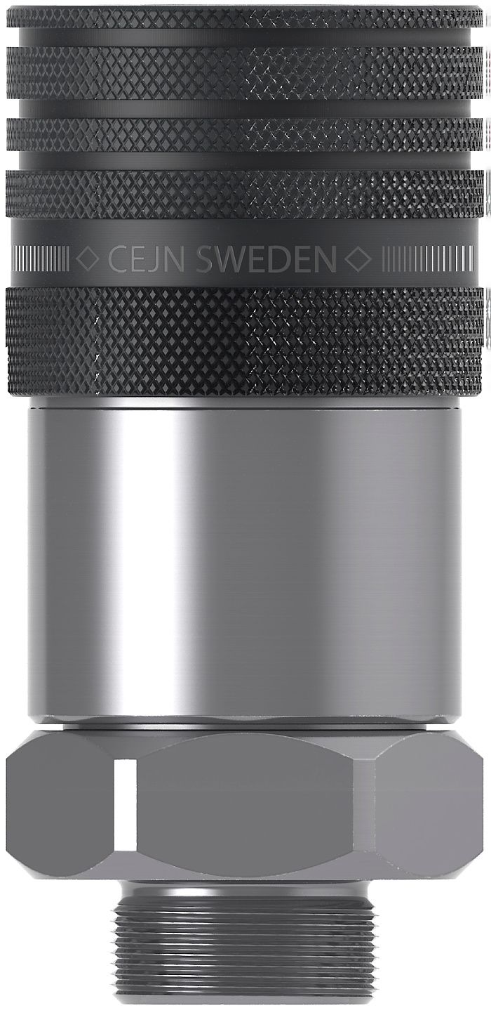 Série 765 - Coupleur CEJN - DN 19 en acier - Raccord rapide à faces planes ISO 16028_2