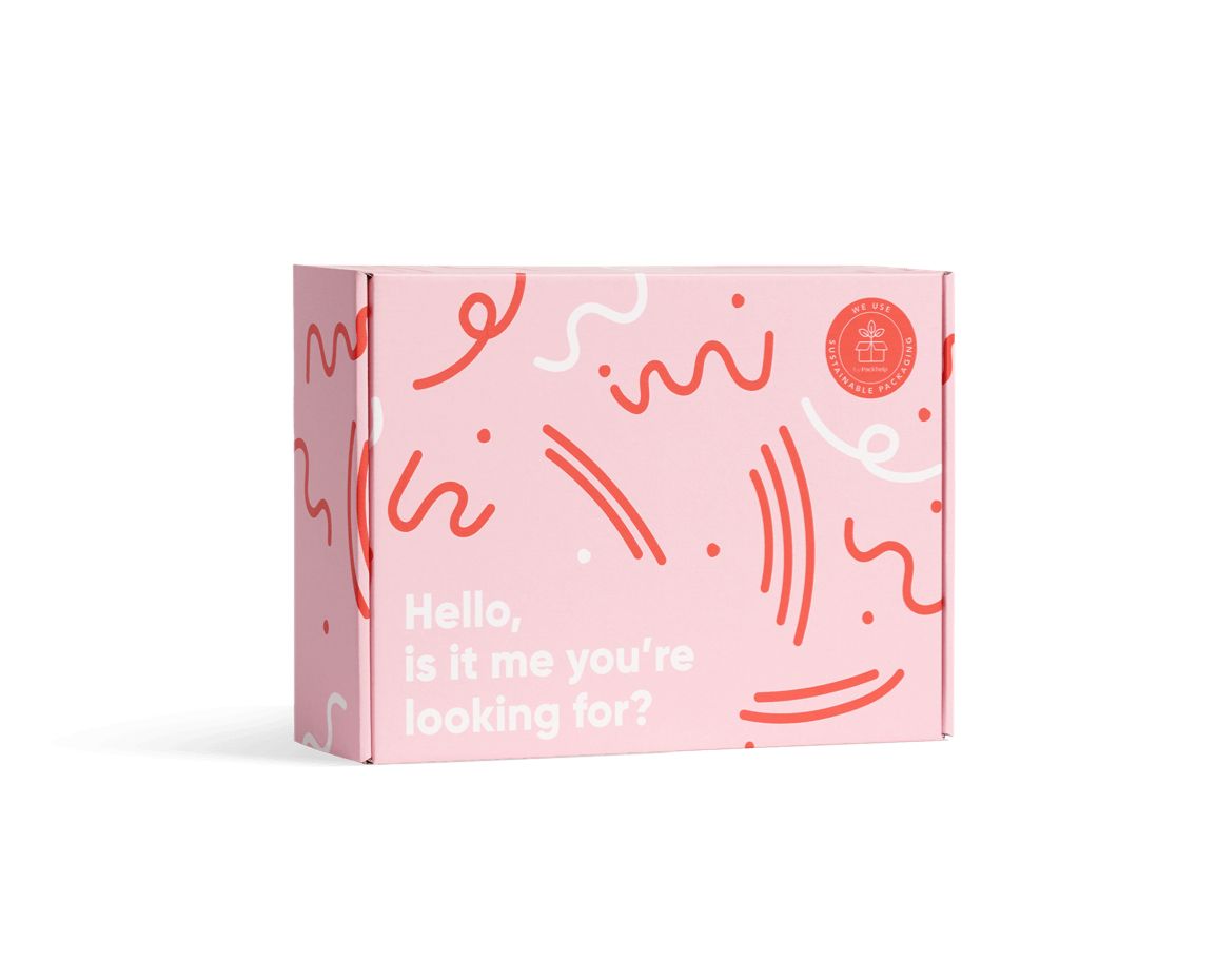 Boîte d'expédition quadrichrome pré-imprimée - Packhelp SA - 24.9 x 19 x 5.5 cm - design tendance et éco-responsable_2