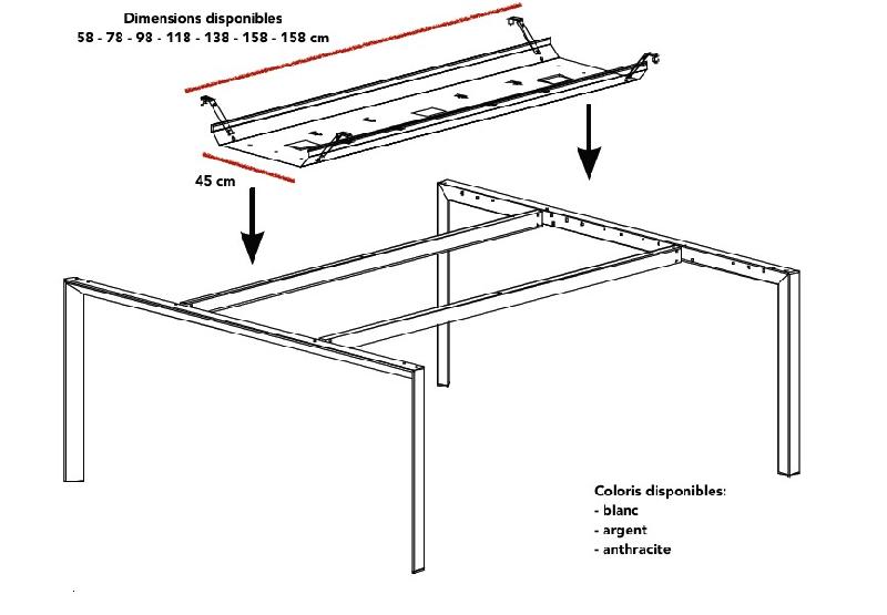 Guide câbles horizontal pour bureaux bench Star - Mobel Linea - 138_2