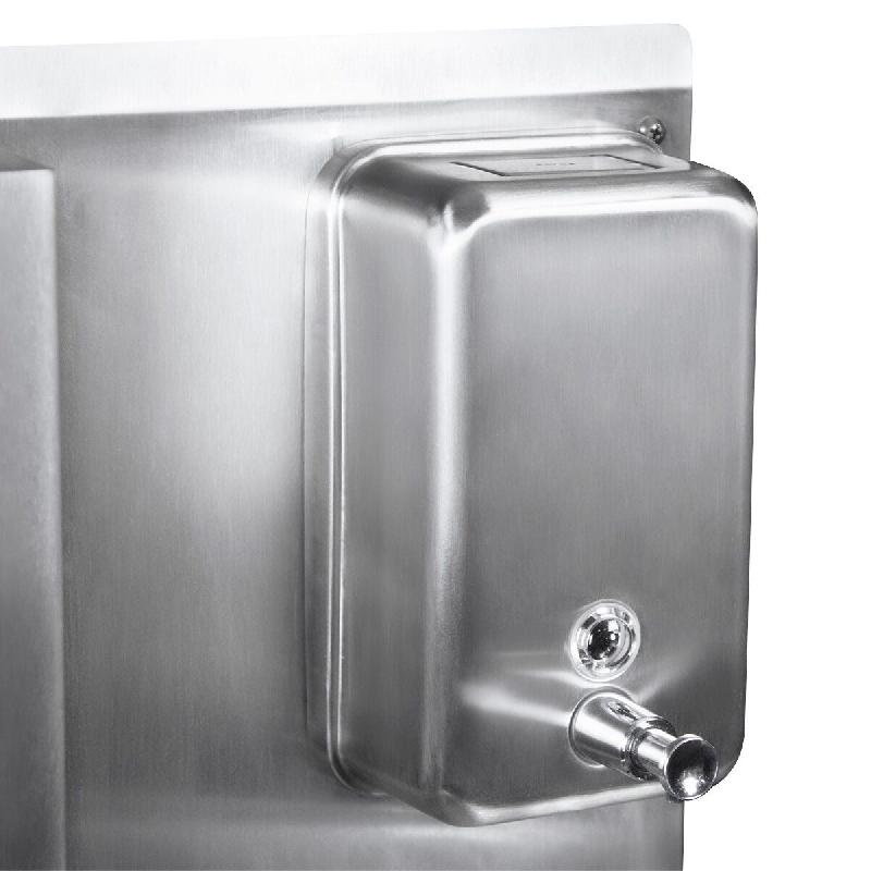 Lave-mains avec pédale et distributeur de savon_2