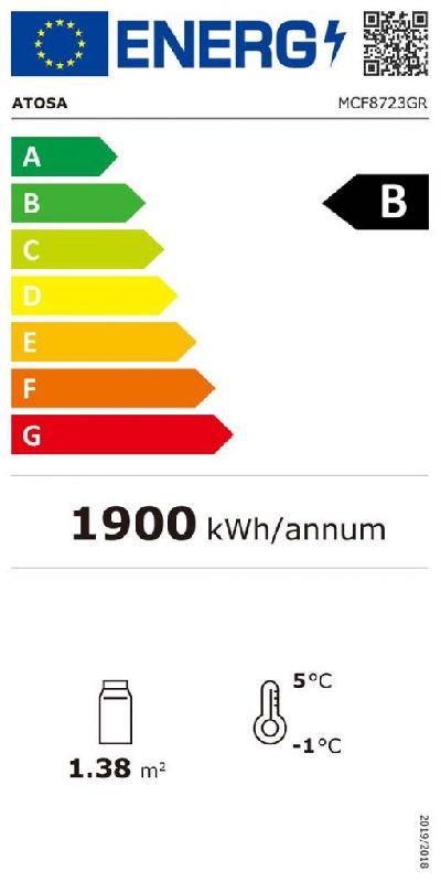 Armoire vitrée positive - 1300L - Froid ventilé - Éclairage LED - Serrure et roues avec freins_2