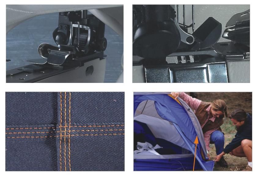 Tf-35800PZ - Piqueuse plate - Topeagle International Ltd. - Haute vitesse 4500 - Double chaînette_2