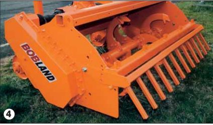 Outil agricole charrue rotative Bobland