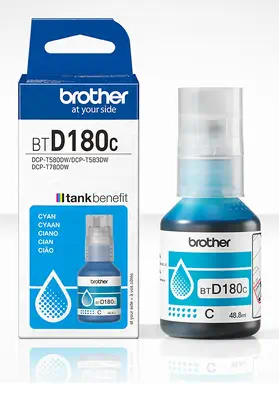 BTD180C Bouteille d'encre cyan originale Brother_2