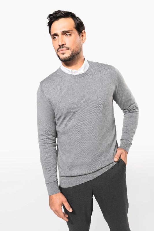 Pull Supima col rond homme - Kariban Premium - 100% coton, Réf: PK900_2
