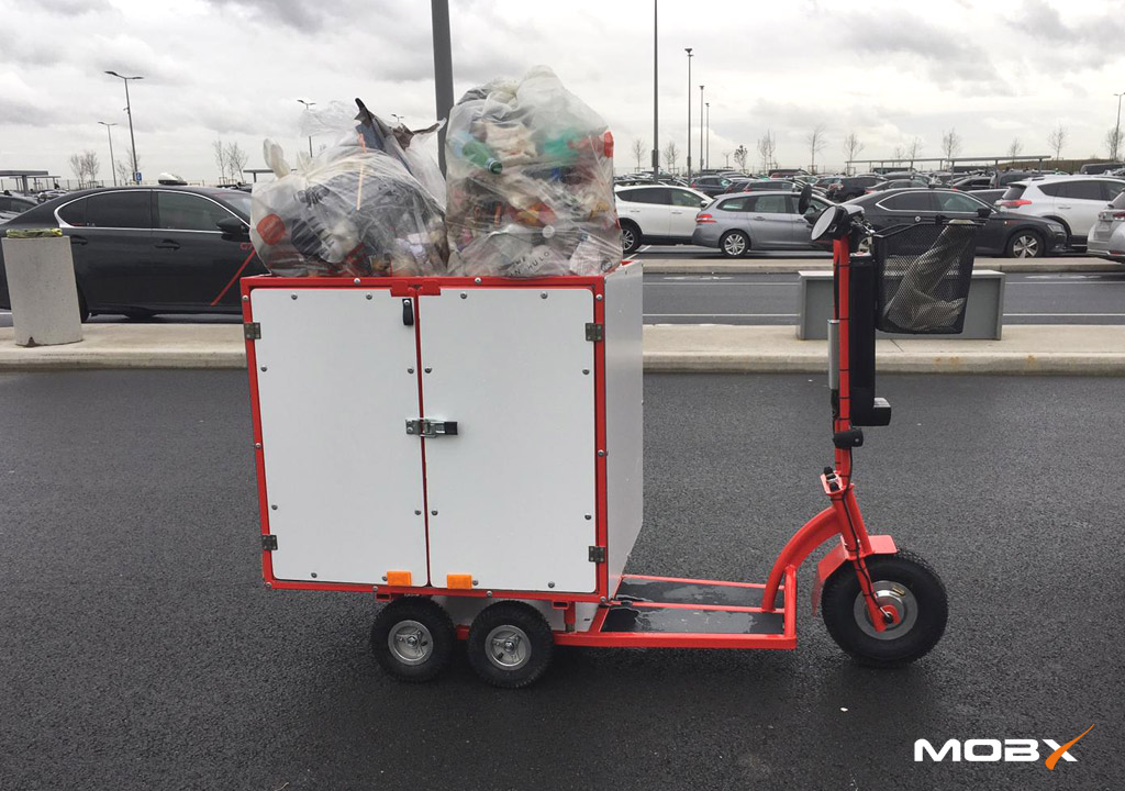 Trottinette industrielle électrique sur-mesure MOBX-H - vitesse maîtrisée, traction jusqu'à 400kg, autonomie jusqu'à 35km_2