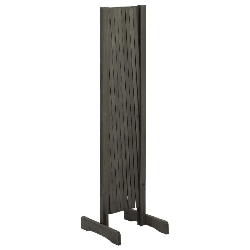 Vidaxl clôture en treillis de jardin gris 180x100 cm bois de sapin 314829_2