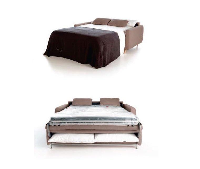 Canapé convertible express CONCA 160x190 cm - tissu personnalisable - matelas épaisseur 13 cm_2