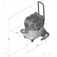 Aspirateur eau et poussières Dustex 35 LX - Fein - 35L - Classe L avec accessoires_2
