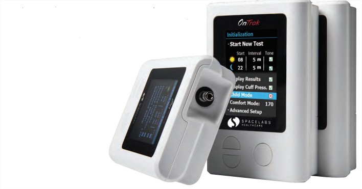 OnTrak - Enregistreur de pression artérielle ambulatoire - Grand écran couleur 2,4