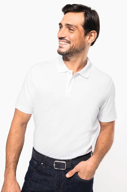 Polo Supima manches courtes homme - Réf: PK200 - Kariban Premium - coton Supima de qualité supérieure, toucher doux et soyeux_2