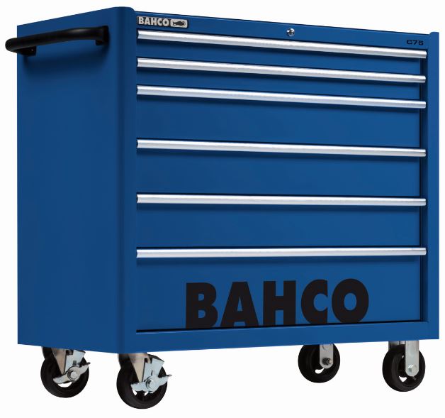 Servante d'atelier classique C75 1 mètre - 6 tiroirs extra larges - 1475KXL6BLUE_2