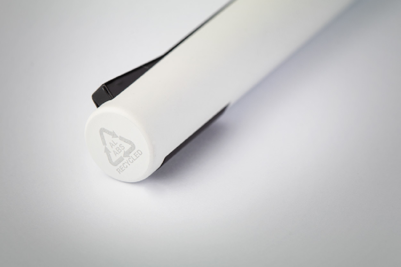 Stylo à bille en aluminium recyclé - couleur métallisée mate - encre bleue_2