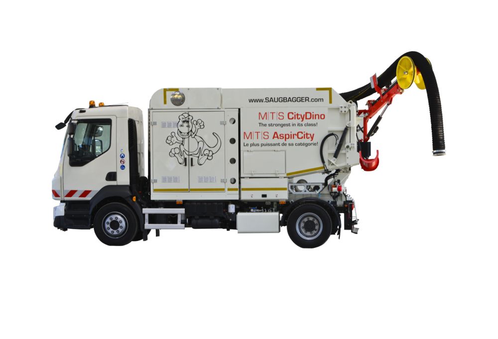 Dinocity Camions Aspirateurs - MTS - 4,5 m³/min avec Système de Filtration Cyclonique et Nettoyage Automatique_2