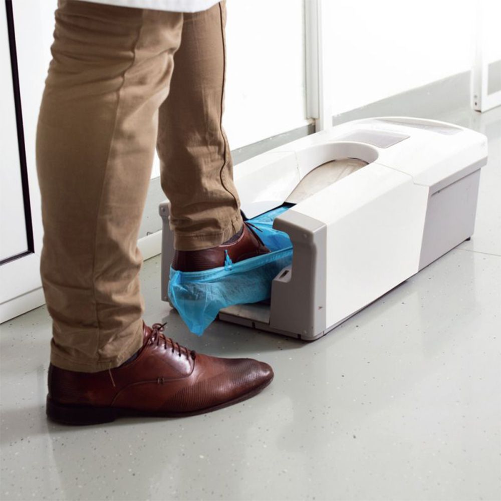 À partir de 10 cartons = 11000 pièces couvre-chaussures CPE imperméables_2