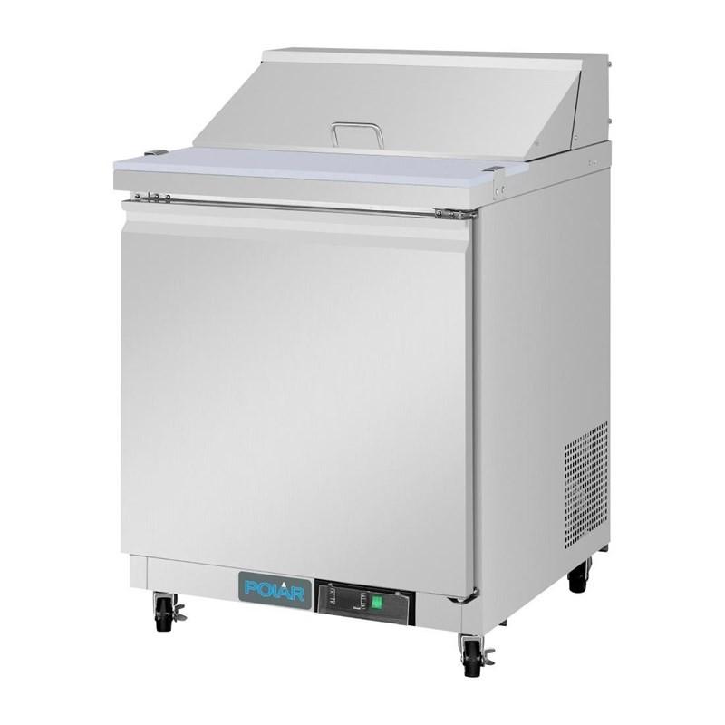 Comptoir de préparation réfrigéré positif 1 porte Série U 154L UA009 Polar_2