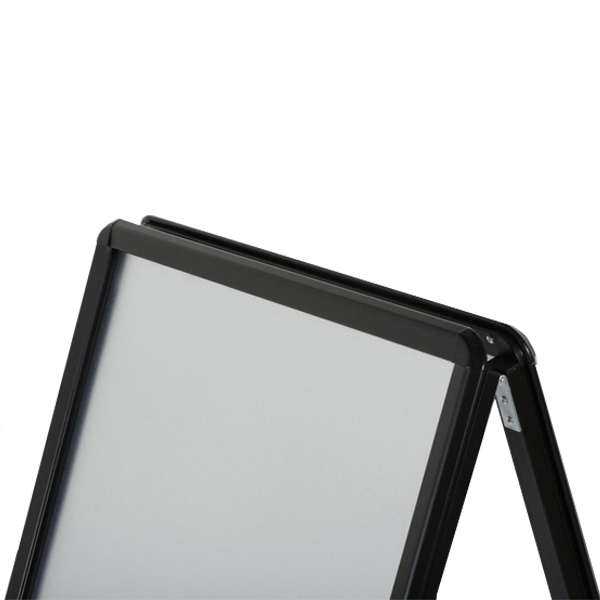 Chevalet de trottoir Cadro-Clic® A0 / 118,8 x 84 cm - Noir - Cadre aluminium laqué avec protection plexiglass antireflets - Réf : 215350NR_2