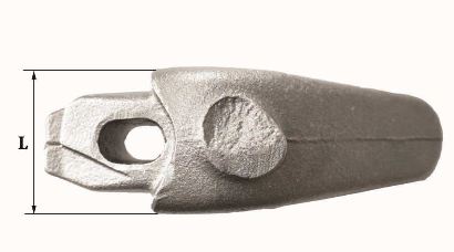 Dents de godet Fastkey FK3 1025 - Poids 3.9 kg - Épaisseur de lame 25 mm_2