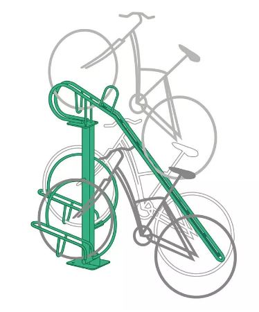 Borne de recharge pour 2 vélos électriques avec prises étanches IP55