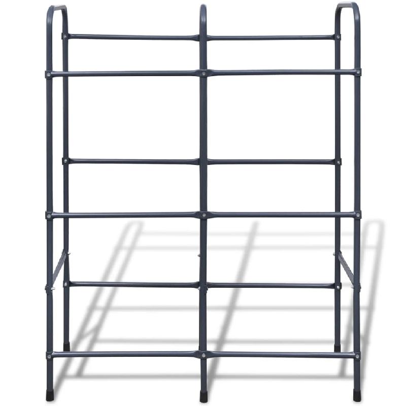 Vidaxl étagère pour 6 caisses en acier 240971_2