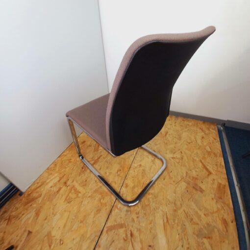 Chaise visiteur luge empilable Eastside Steelcase d'occasion - sans accoudoirs, design moderne_2