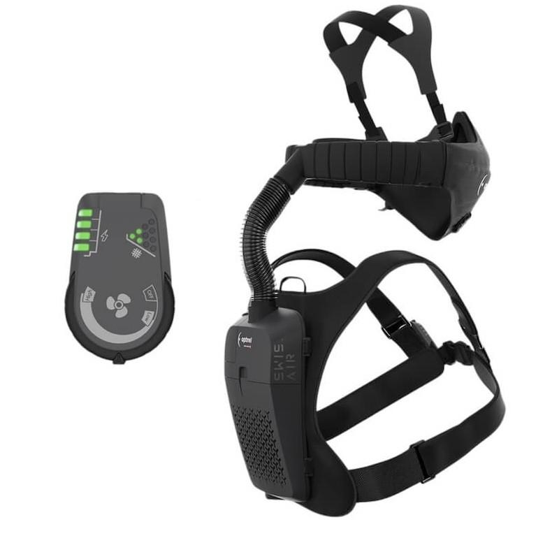 Pack cagoule Optrel sphereX CLT avec système respiratoire Swiss Air_2