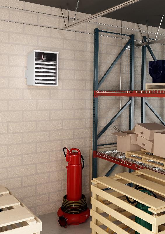 Aérothèrme Airtherm digital 5/3,3 KW - Supports de fixation murale fournis - Thermor - 486306_2