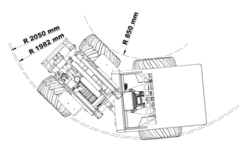 Chargeur articulé 820 D - Cast Loaders - Diesel Kubota D722 - 20 CV - Bras télescopique_2