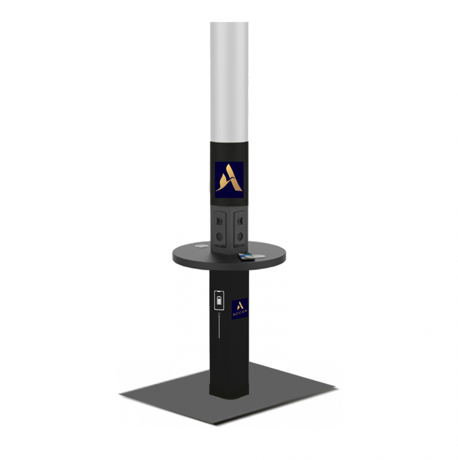 Mobilier urbain connecté Handy 360 - Recharge pour smartphones, tablettes et appareils électroniques_3