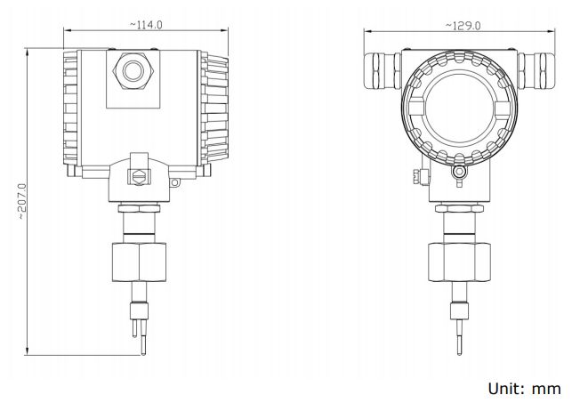 S452 - Capteur de débit d'air comprimé robuste - Suto Itec GmbH - Acier inoxydable 316L - Pas de pièces mobiles_2