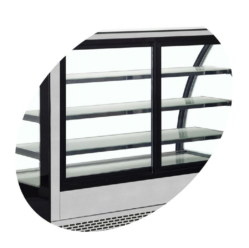 Vitrine réfrigérée sur base 277 litres | Tefcold - LPD1500C/BLACK_2