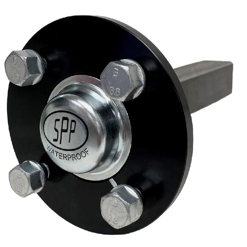 18x9.50-8 ATV Trailer Kit P332 Grass Wheels 35x35mm Stub Axles Cast Hitch 750kgs_2