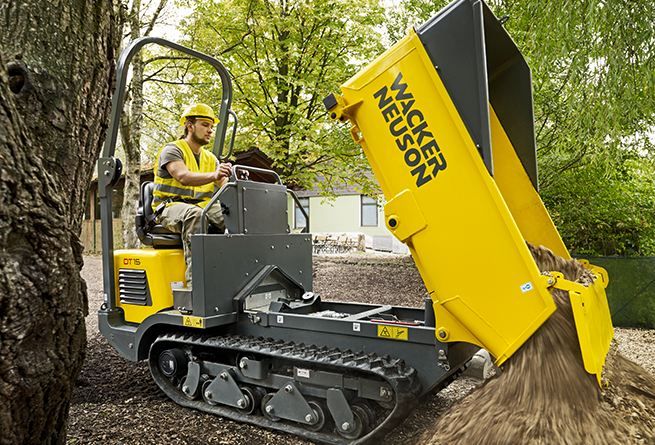 Dt 15 mini-dumper sur chenilles - wacker neuson - 1500 kg_2