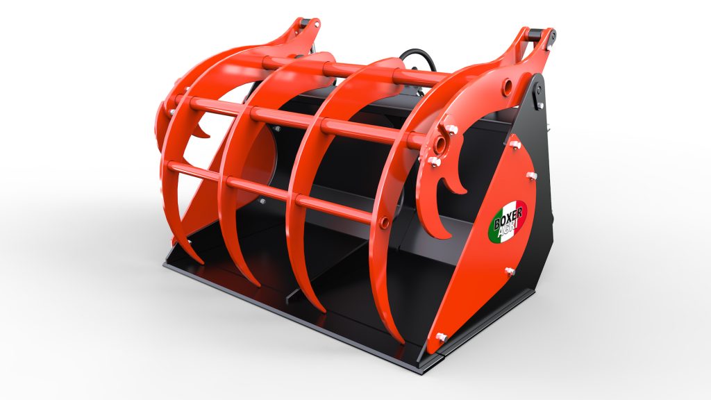 Godet pélican pour chargeuse articulée et valet de ferme - Croco 4 ou 5 dents - Accroche standard (W/EURO)_2