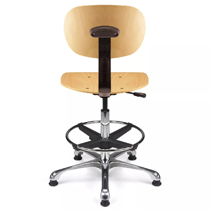 Siège technique hêtre naturel avec repsoe-pieds So Novare - P03, Avec_2