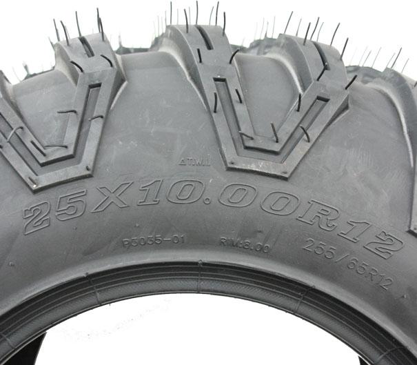 2 - Pneus 25x10.00R12 6 plis Wanda P3035 pour VTT, à indice de charge TL_2