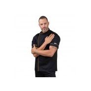 Harry-orange-mc-s - veste de cuisine - manelli - liseré orange_2