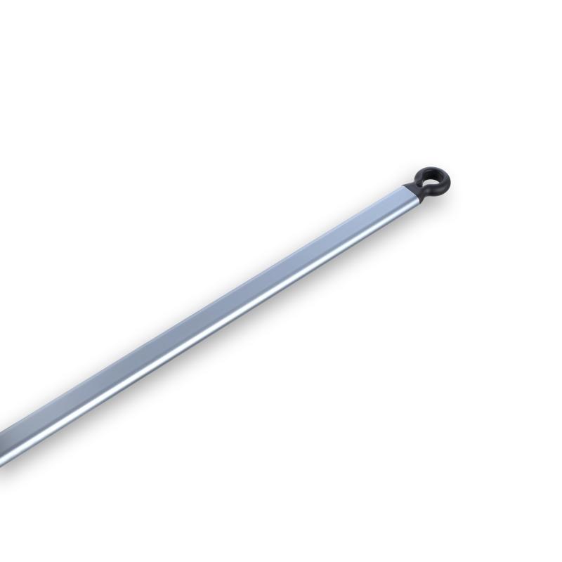 Pelle à pizza ronde perforée aluminium anodisé SHA 33x33 - Manche 150 cm - Gamme Evoluzione | GI.METAL_2