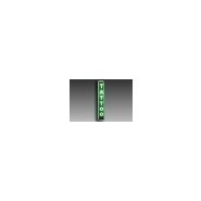 PL128016SPBU - Journal lumineux LED vertical simple face 128x16 cm - Extérieur - Fixation drapeau - Gaviota Impex - Largeur 20 cm (cadre compris)_2