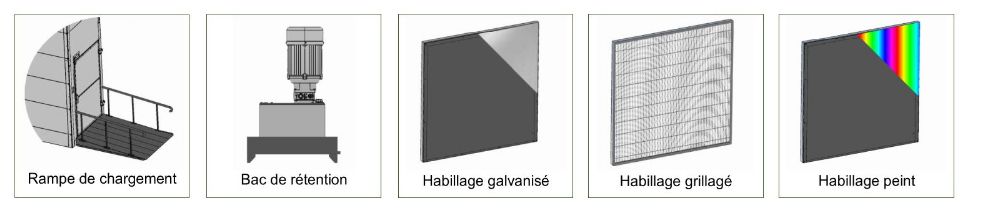Monte-palettes - Hamon - Charge de 3000 kg et plus - Dimensions personnalisables - Élévation jusqu'à 12 mètres_2
